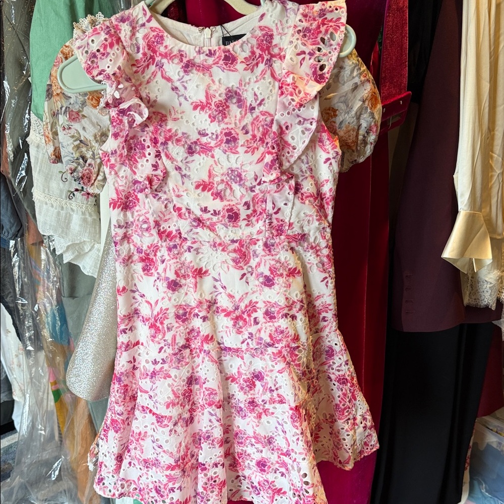 Bar III Kids Dress in Pink Floral